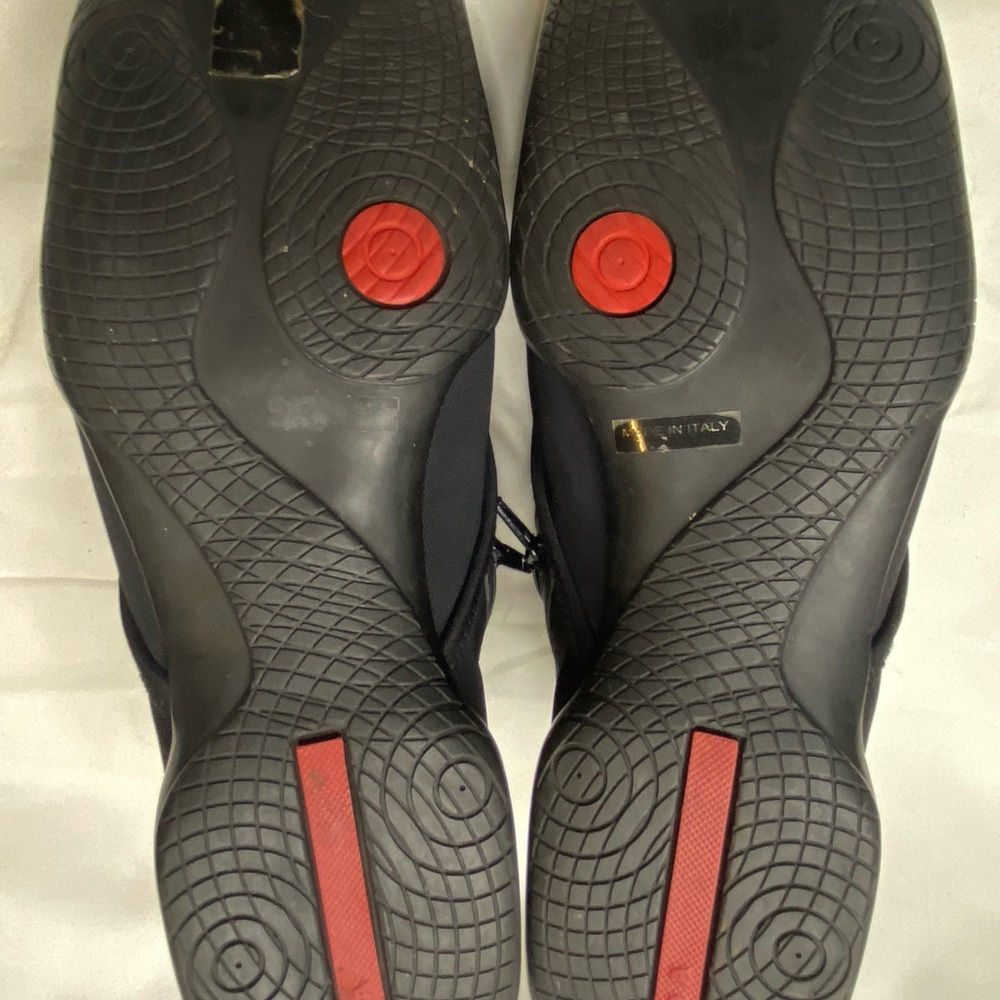 Vintage Prada 1530 Square Toe Black men size 9.5 - Picture 12 of 14